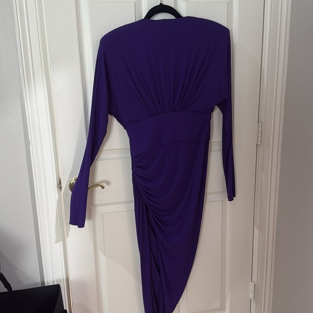 NWT Alexandre Vauthier Purple Women's Dress size 40 - Picture 2 of 6
